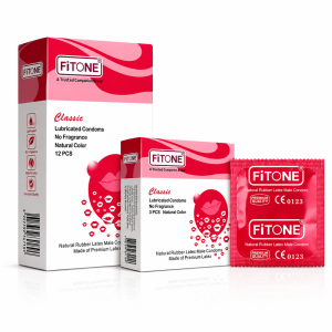 FiTONE Classic Condoms – Premium Protection (Strawberry)