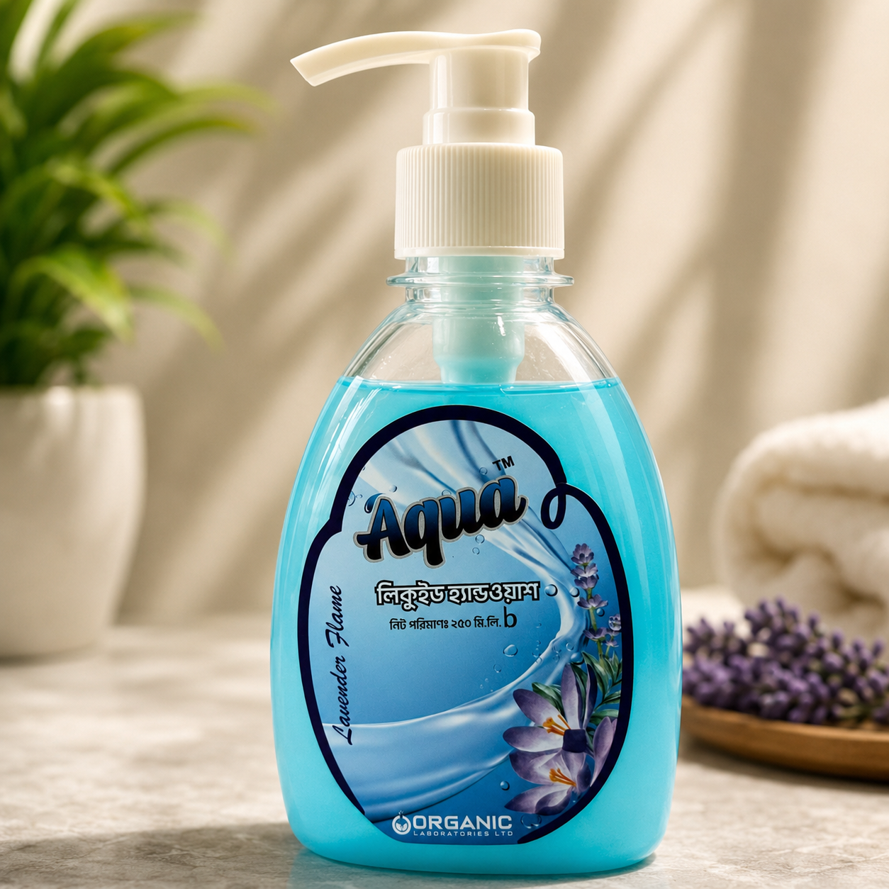 Aqua Hand Wash 250 ml (Levender)